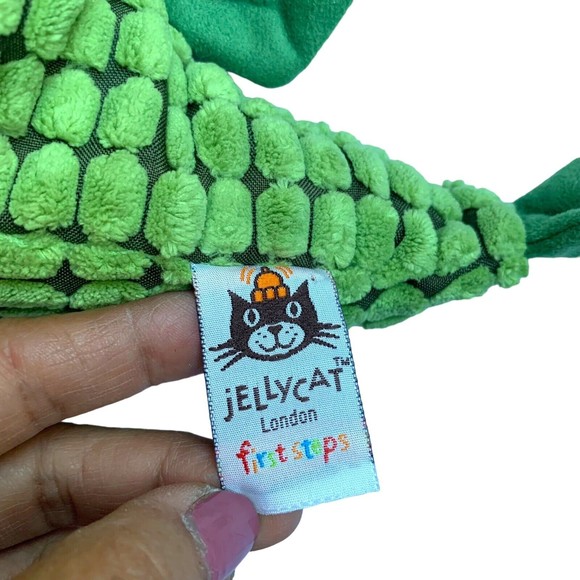JELLYCAT 14" Plush DOPPY DINO Green Plush Dinosaur Stegosaurus First Steps - Picture 10 of 12